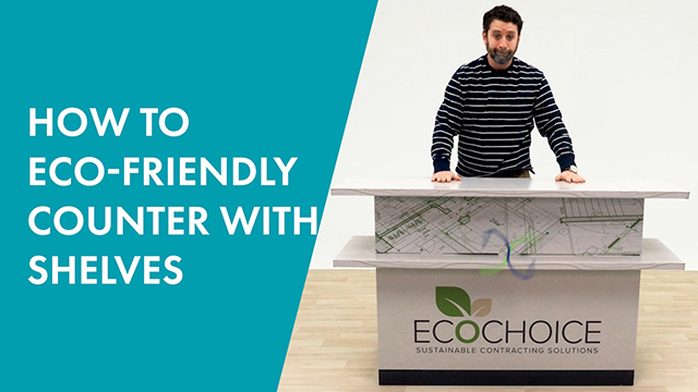 Eco-Friendly Display Counter Assembly